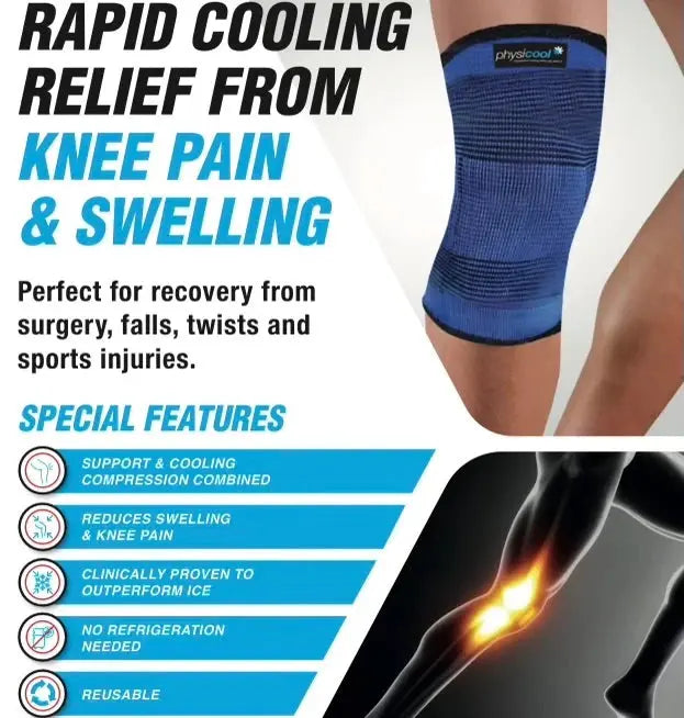 Physicool Cooling Knee Support – Ginocchiera Migliori Service